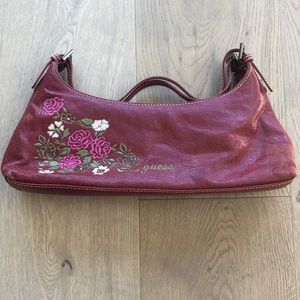 Vintage Guess shoulder bag with embroidery
